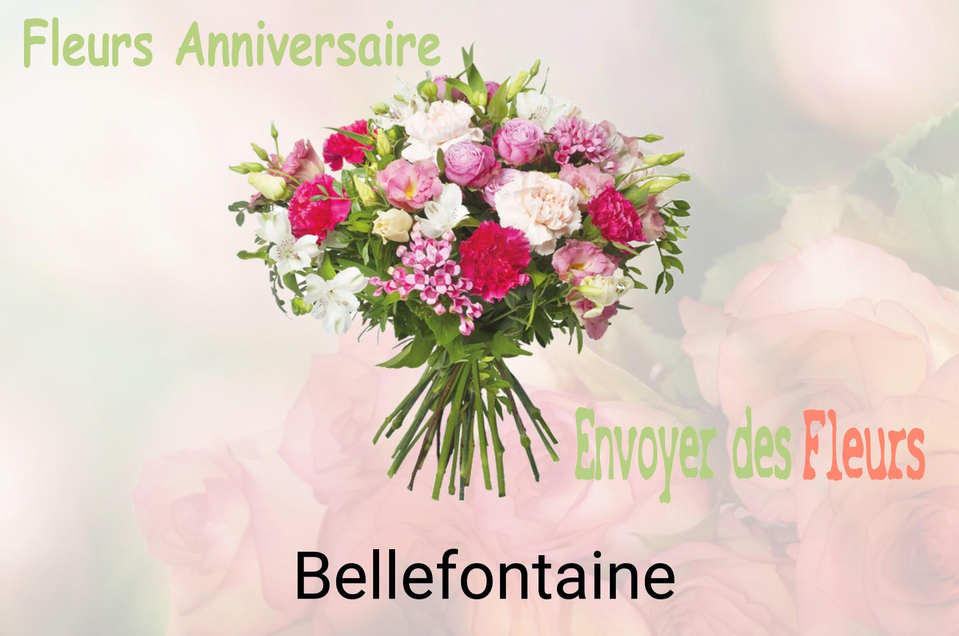 Bouquet de fleurs d’anniversaire livré à Bellefontaine
