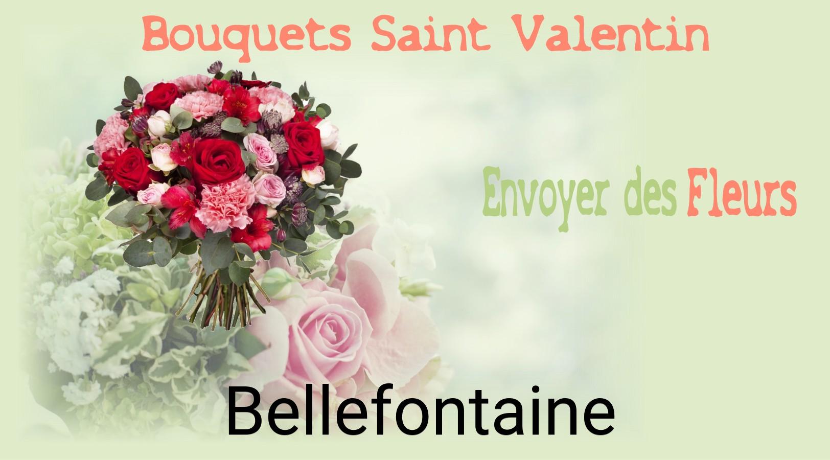 Roses de Saint-Valentin livrées à Bellefontaine